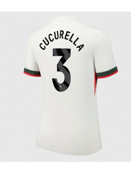 Chelsea Marc Cucurella #3 Replika Borta Kläder Dam 2025-26 Kortärmad